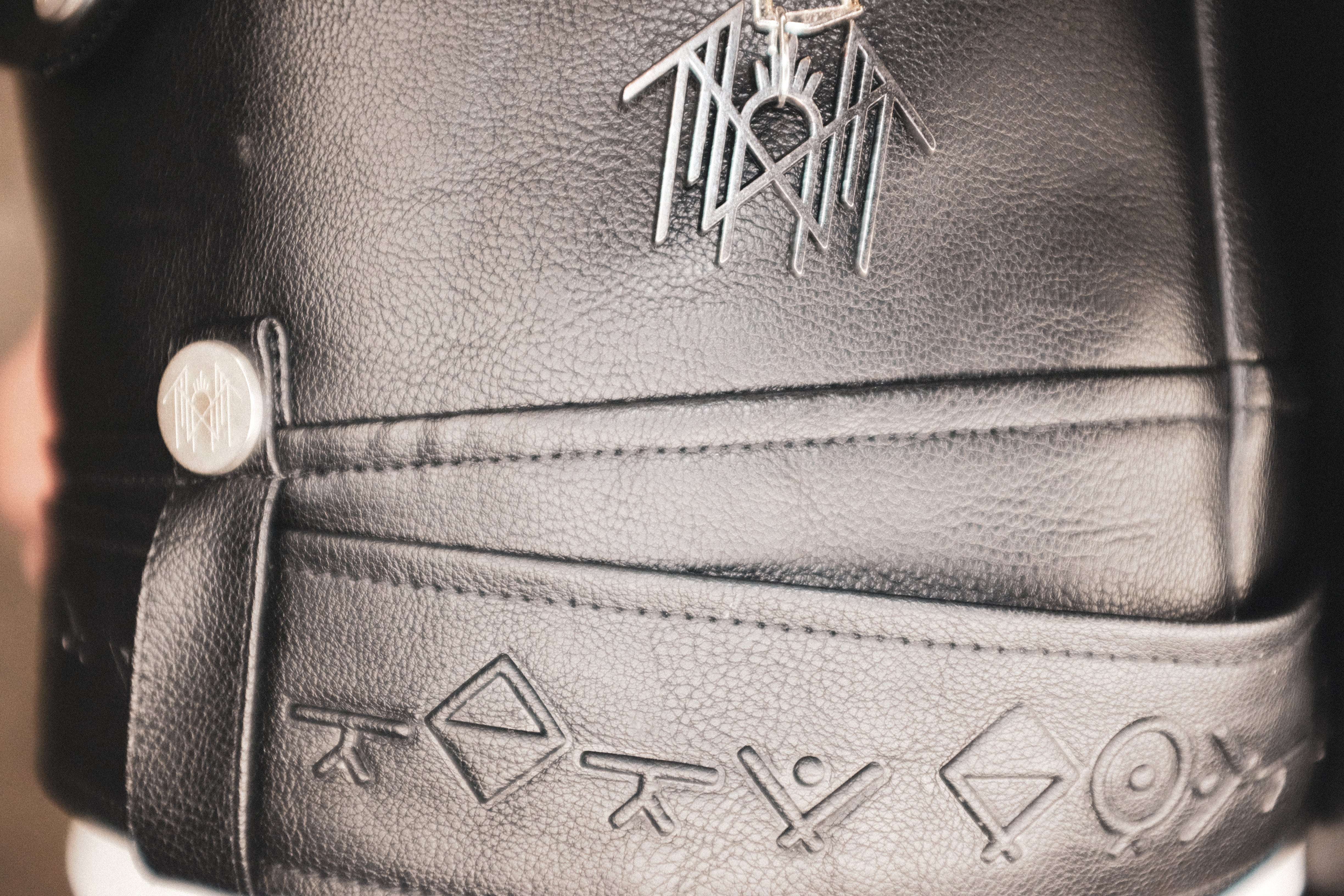 Sleep Token Faux Leather Jacket - Image 6